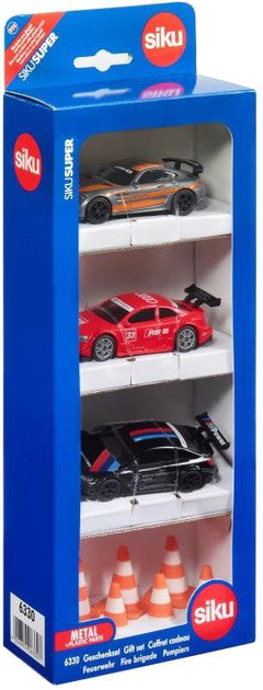 Zestaw metalowych modeli samochodów Siku Race Car 1:50 (4006874063314) - obraz 1