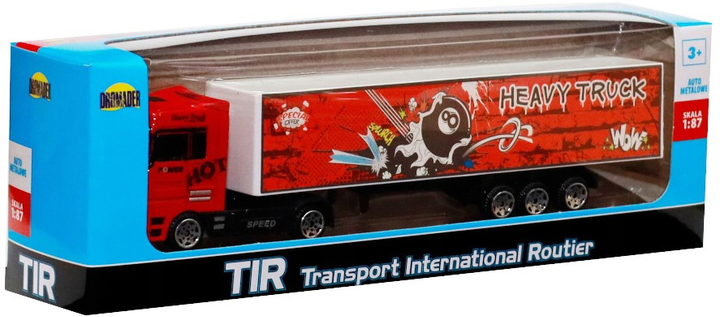 Металева модель вантажівки Dromader Tir Truck In A Box 1:87 (6900360022794) - зображення 1