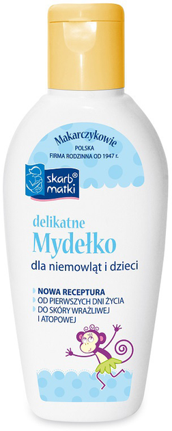 Рідке мило Skarb Matki Делікатне для немовлят і дітей 80 мл (5901968019392) - зображення 1