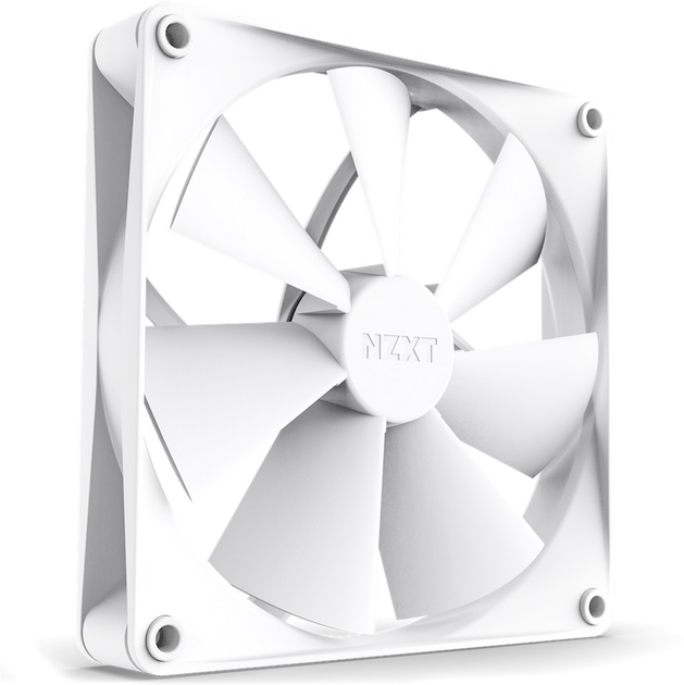 Кулер NZXT F140P 140 мм White (RF-P14SF-W1) - зображення 3