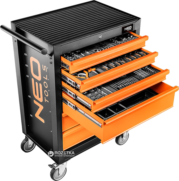 Wózek narzędziowy NEO Tools z 6 szufladami 680 x 460 x 1030 mm (5907558422238) - obraz 2