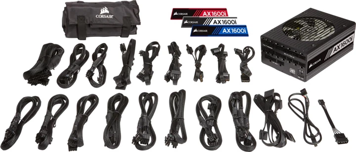 Блок живлення Corsair AX1600i Digital ATX 1600 Вт (cp-9020087-eu) - зображення 13