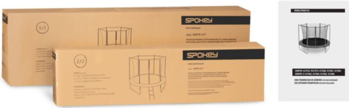 Trampolina Spokey 244 CM BL JUMPER 927878 (5902693278788) - obraz 4