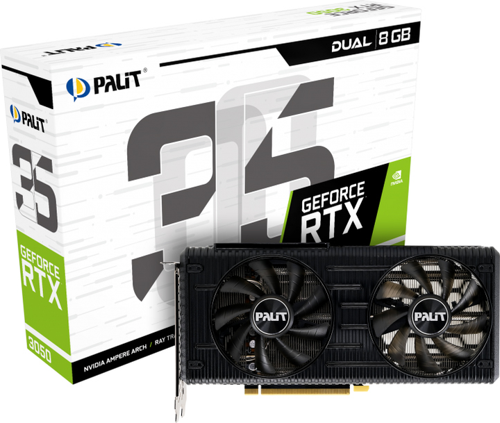 Karta graficzna Palit PCI-Ex GeForce RTX 3050 Dual 8GB GDDR6 128bit 3 x DisplayPort, HDMI (NE63050019P1-190AD) - obraz 11
