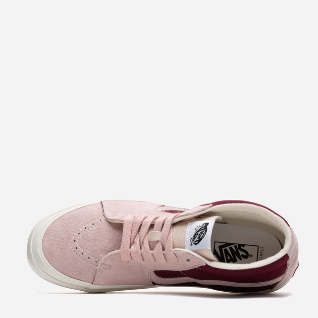 Чоловічі кеди високі Vans OG Sk8-Mid LX VN0A4BVCBQL 44.5 Рожеві (196573445130) - зображення 4