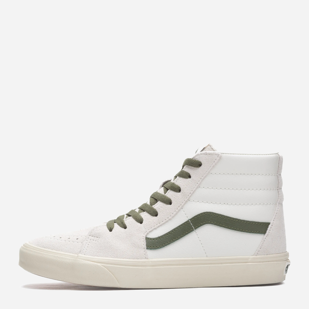 Чоловічі кеди високі Vans Sk-8 Hi Vintage Pop VN0A4BVTR2S 45 Білі (196570615741) - зображення 1