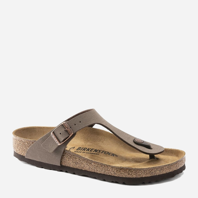 Klapki japonki dziecięce dla dziewczynki Birkenstock GIZEH Kids Birko-Flor Narrow 32 Kawowe (4052001281823) - obraz 1