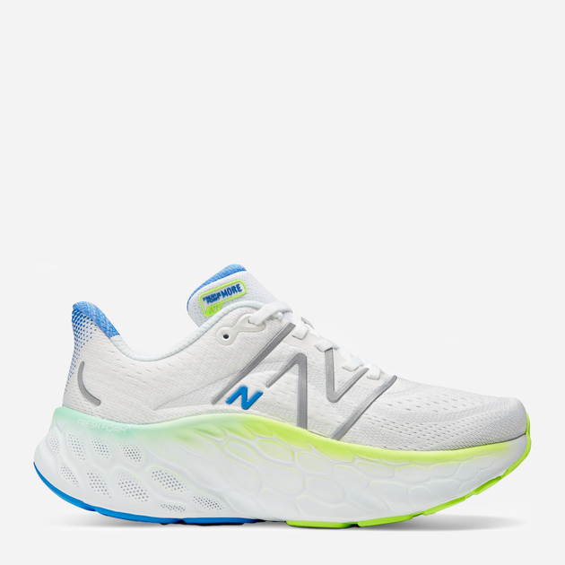 Buty do biegania damskie z amortyzacją New Balance Fresh Foam More v4 WMORWT4 37 (6.5US) 23.5 cm Białe (196307433327) - obraz 1