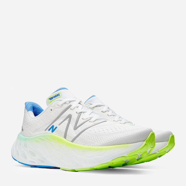 Buty do biegania damskie z amortyzacją New Balance Fresh Foam More v4 WMORWT4 37 (6.5US) 23.5 cm Białe (196307433327) - obraz 2