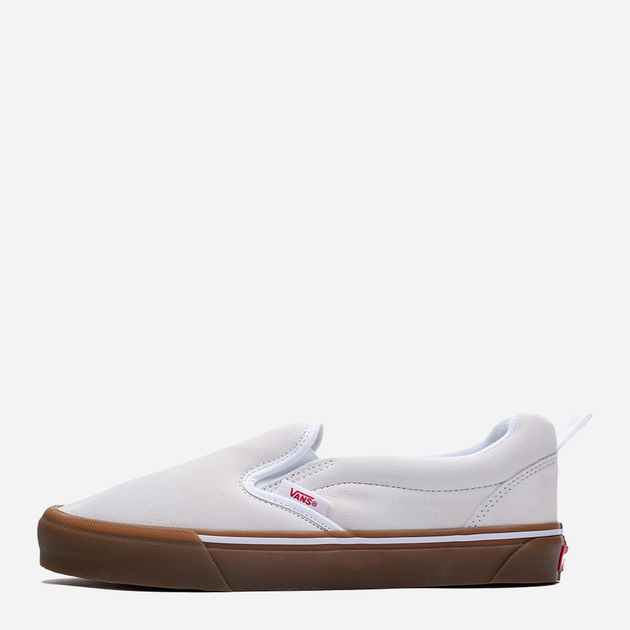 Buty slip-on męskie Vans Knu Slip VN0009QDWHT 41 Białe (196573346345) - obraz 1