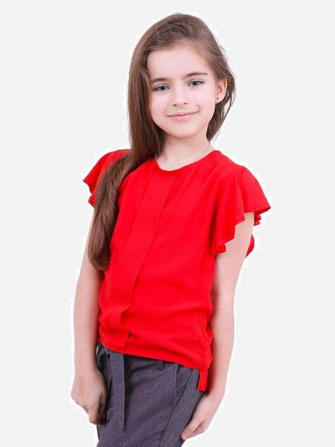 Детская блузка для девочки Timbo Avrora B025940 122 см Красная (T_2000000078663) 