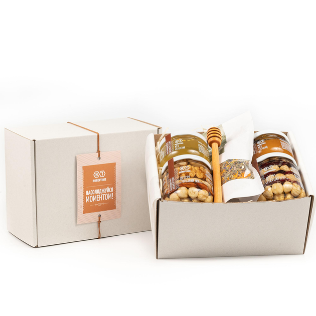 Подарунок на день народження “Медовий комплімент XXL” HoneyTime мед ...