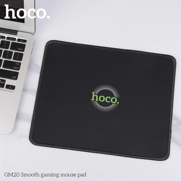 Игровая поверхность Hoco GM20 Smooth gaming Коврик для мышки 240x200мм Черный - изображение 5