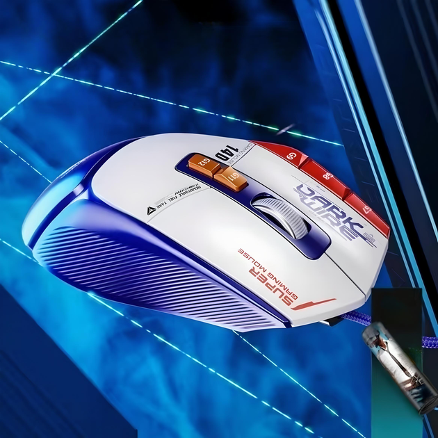 Кіберспортивна ігрова миша PHANTOM DEMON BLADE G502X дротова з RGB підсвічуванням, 12800DPI, BL+WH - зображення 2