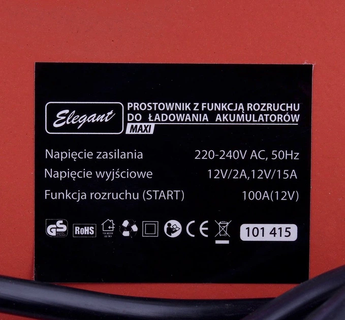 Зарядно-пусковое устройство для аккумуляторов Elegant 101 415 6/12v пуск 100А - изображение 5