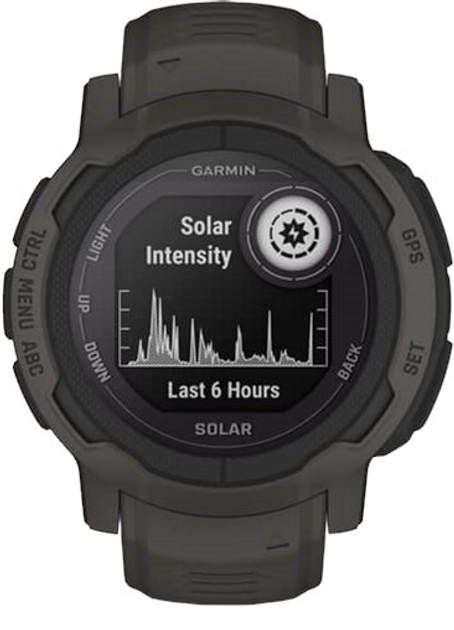 Спортивний годинник Garmin Instinct 2 Solar Graphite (Instinct 2 Elevate Grafitowy) - зображення 2