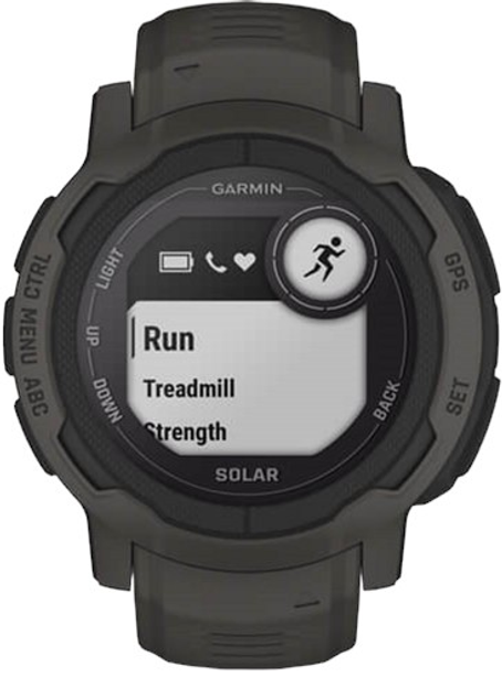 Zegarek sportowy Garmin Instinct 2 Solar Graphite (010-02627-00) - obraz 4