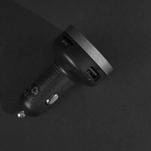 Автомобільний АЗП FM-трансмітер модулятор Baseus FM Bluetooth Launcher Enjoy 3.4A CCLH-01 black - Фото 5 Автомобільний АЗП FM-трансмітер модулятор Baseus FM Bluetooth Launcher Enjoy 3.4A CCLH-01 black - зображення 5