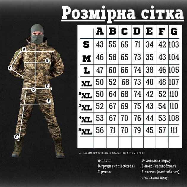 Весенний тактический костюм горка анорак пиксель 2XL - изображение 2