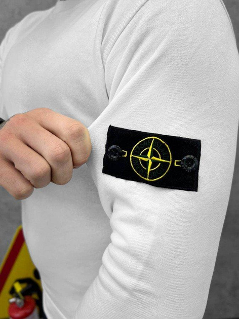 Свитшот stone island white 2XL - изображение 2