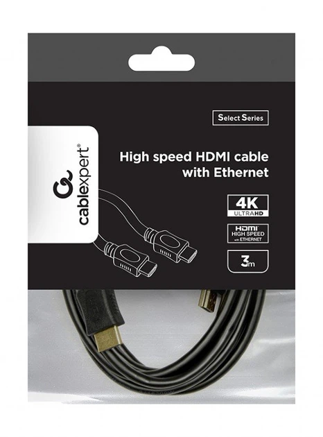 Кабель Cablexpert HDMI - HDMI V 1.4 (M/M), 4.5 м, чорний (CC-HDMI4L-15) пакет - изображение 4