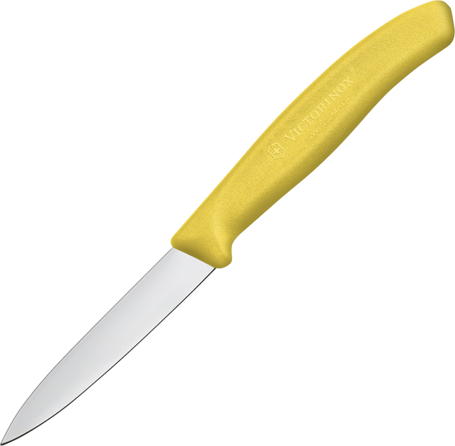 Nóż kuchenny do warzyw Victorinox SwissClassic 80 mm Żółty (6.7606.L118) - obraz 1
