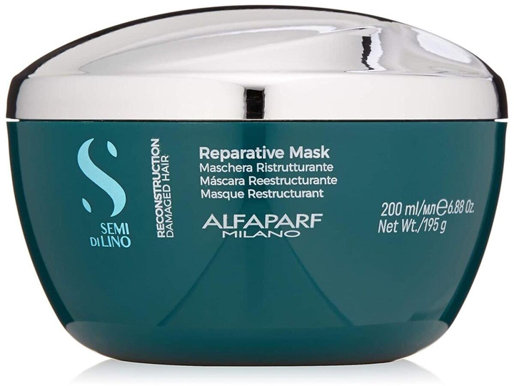 Maska do włosów Alfaparf Milano Semi Di Lino Reconstruction Reparative Mask regenerująca 200 ml (8022297152417) - obraz 1