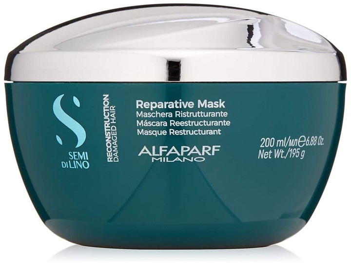 Маска для волосся Alfaparf Milano Semi Di Lino Reconstruction Reparative Mask регенеруюча 200 мл (8022297152417) - зображення 1