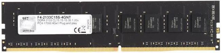 Pamięć RAM G.Skill DDR4-2133 4096MB PC4-17000 NT (F4-2133C15S-4GNT) - obraz 1