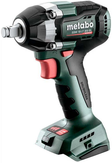 Аккумуляторный безщеточный ударный гайковерт Metabo SSW 18 LT 300 BL 18 В + Картонная коробка (602398850) - Фото 1 Аккумуляторный безщеточный ударный гайковерт Metabo SSW 18 LT 300 BL 18 В + Картонная коробка (602398850) - изображение 1