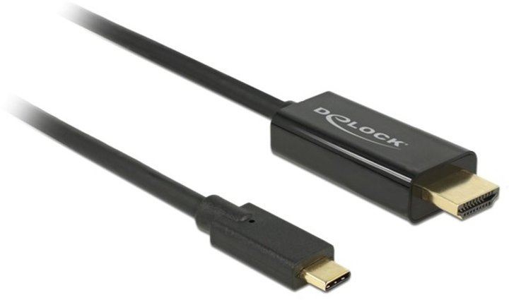 Kabel Delock USB Type-C - HDMI 2 m Black (4043619852598) - obraz 1
