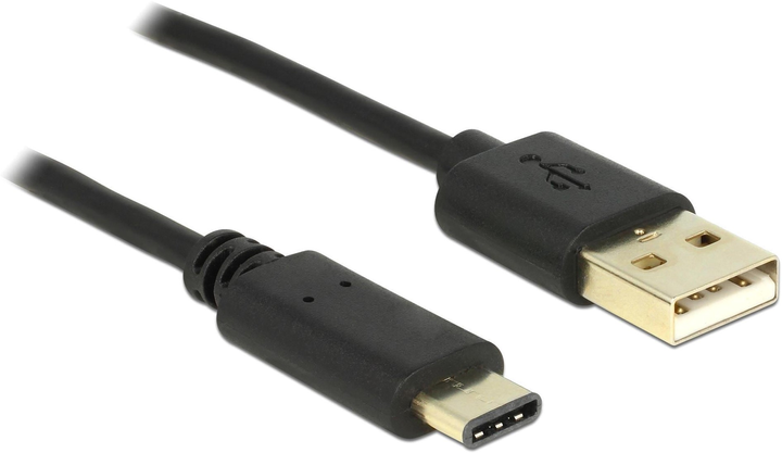 Kabel Delock USB Type-A - USB Type-C 2 m Black (4043619833276) - obraz 1