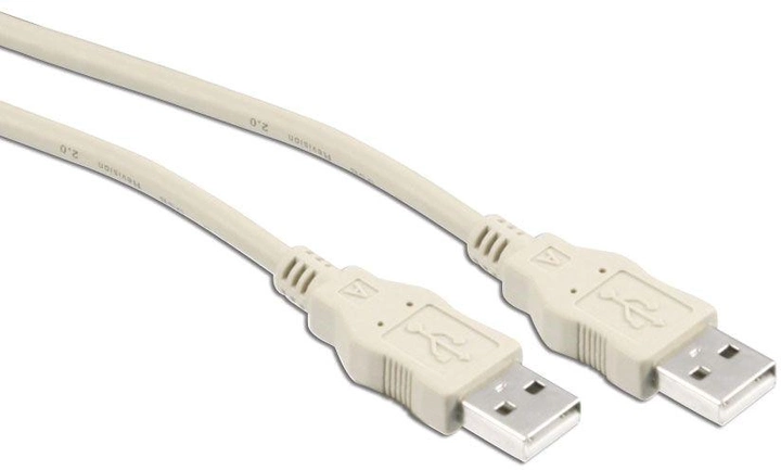 Kaбель Goobay USB Type-A 1.8 м White (4017538770028) - зображення 1
