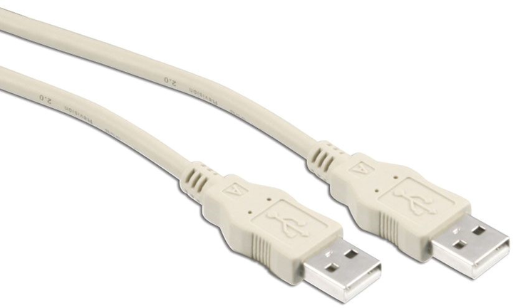 Kaбель Goobay USB Type-A 1.8 м White (4017538770028) - зображення 1