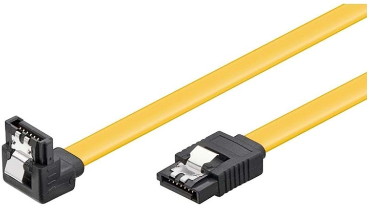 Kabel Goobay SATA III 0.50 m Yellow (4040849950209) - obraz 1