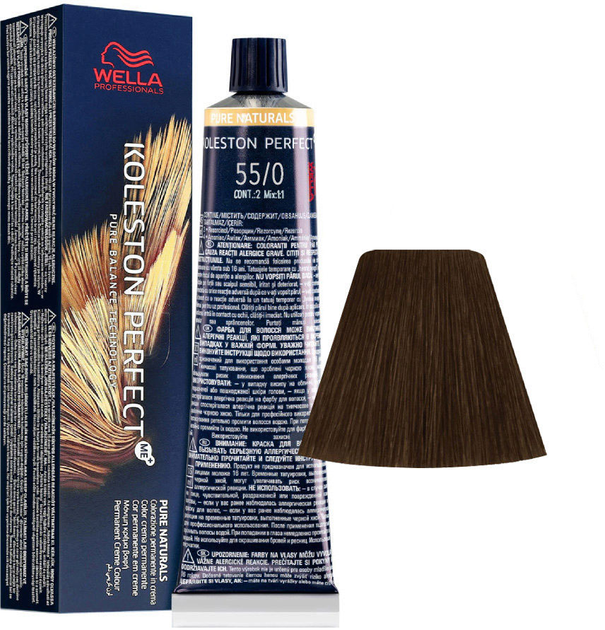Фарба для волосся Wella Professionals Koleston Perfect Me+ Pure Naturals 55/0 60 мл (8005610655505) - зображення 1