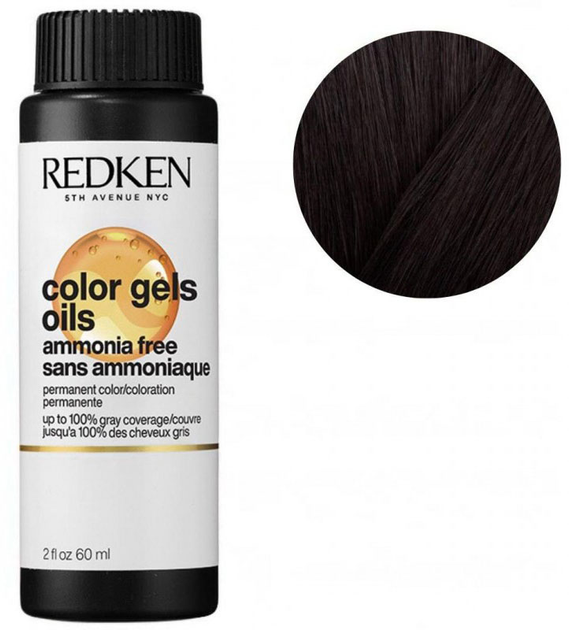 Фарба для волосся Redken Color Gel Oils 4NN 3 x 60 мл (3474637107369) - зображення 1