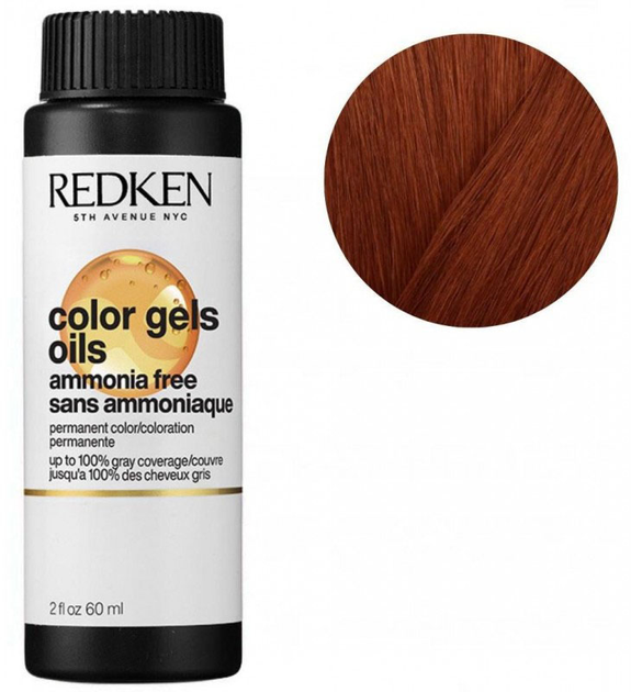 Farba do włosów Redken Color Gel Oils 5CC - 5.44 3 x 60 ml (3474637107444) - obraz 1