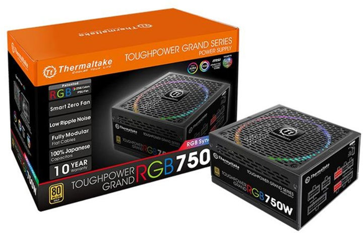 Блок питания Thermaltake Toughpower Grand RGB 750 Вт Gold RGB (PS-TPG-0750FPCGEU-S) - изображение 11