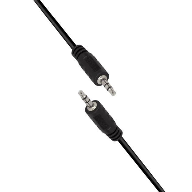 Kabel audio stereo LogiLink mini-jack 3.5 mm M/M 5 m Czarny (4052792008869) - obraz 2