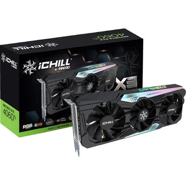 Відеокарта Inno3D GeForce RTX4060 Ti iChill X3 (C406T3-08D6X-17113389) - изображение 2