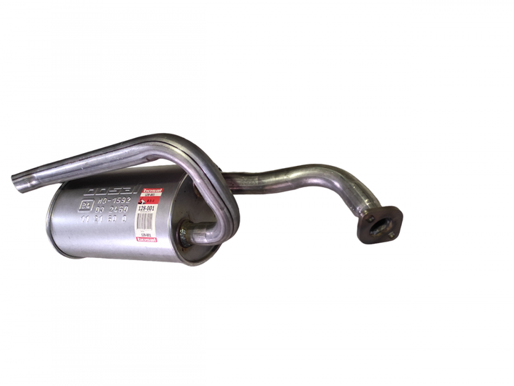 Глушник ДЕУ Матіз (Daewoo Matiz) 0.8/1.0 05-10 (128-001) Bosal 05.70 алюминизированный - зображення 2