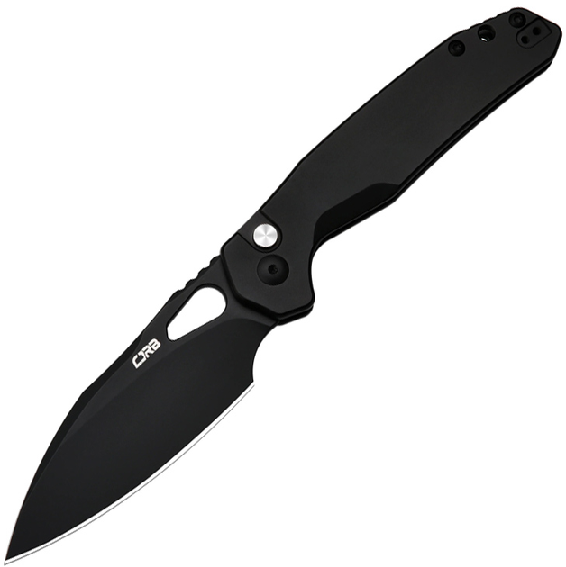Нож CJRB Knives Frack Black Blade AR-RPM9 Steel handle Черный - изображение 1