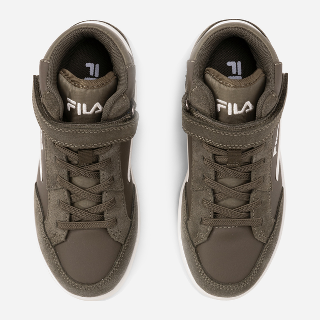 Черевики дитячі Fila Crew Velcro Mid Kids FFK0122-60017 30 Оливкові (8719477839342) - зображення 4