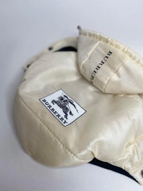 Жилетка для собак на флісі Burberry молочний розмір L 2000000010397 (J 004) - изображение 3