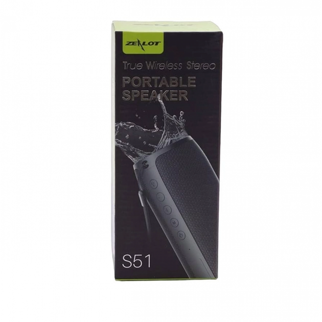 Портативная Bluetooth Колонка Zealot S51, Black - изображение 2