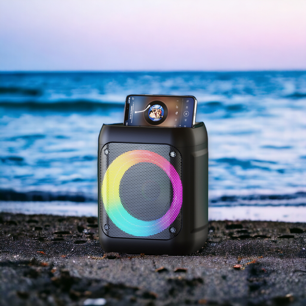 Портативная колонка HAVIT HV-SQ133BT 8W RGB Black - изображение 2
