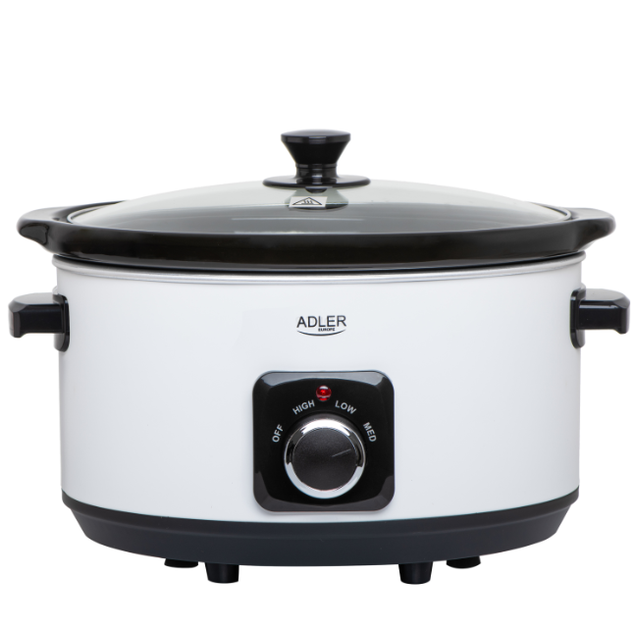 Медленноварка, мультиварка Adler AD 6413 5.8L W - изображение 1