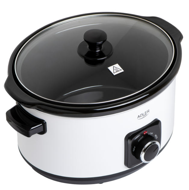 Медленноварка, мультиварка Adler AD 6413 5.8L W - изображение 2