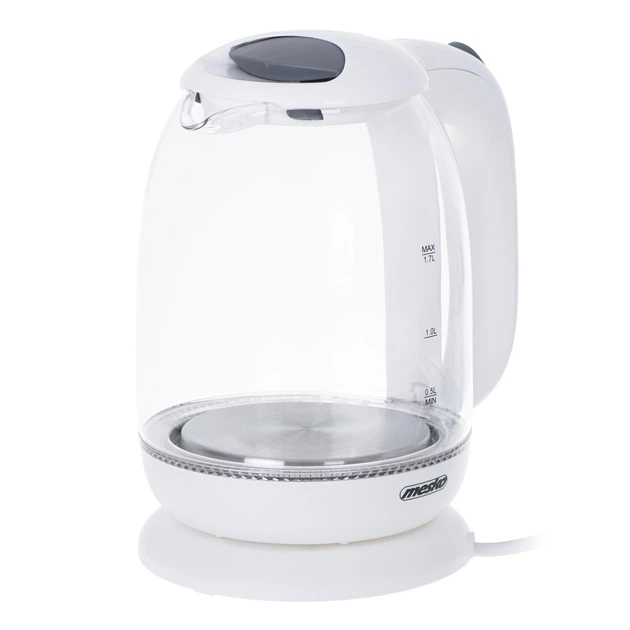 Электрочайник MESKO MS 1302W POLAND 1.7L стеклянный - изображение 5
